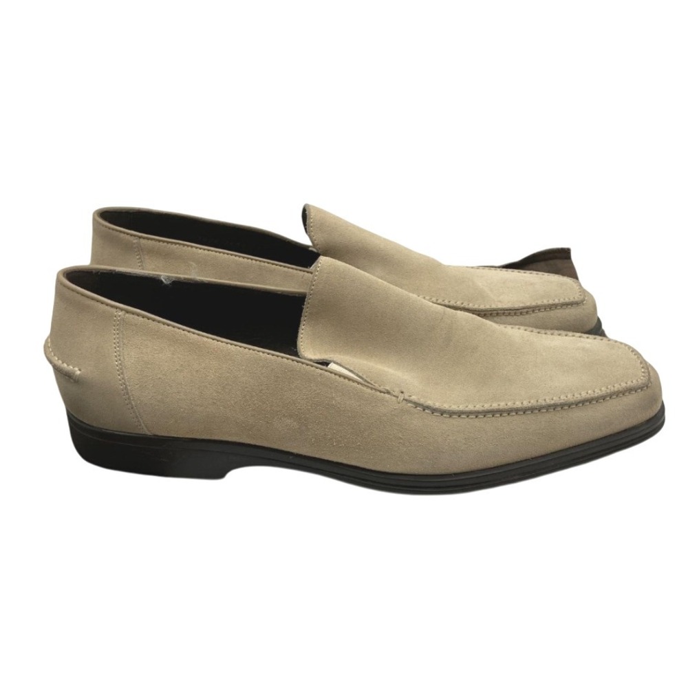 Hugo Boss Suede Leather Loafers Mens Dress Shoes US 7M Slip On‎
